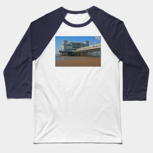 Grand Pier, Weston-Super-Mare, February 2024 Baseball T-Shirt